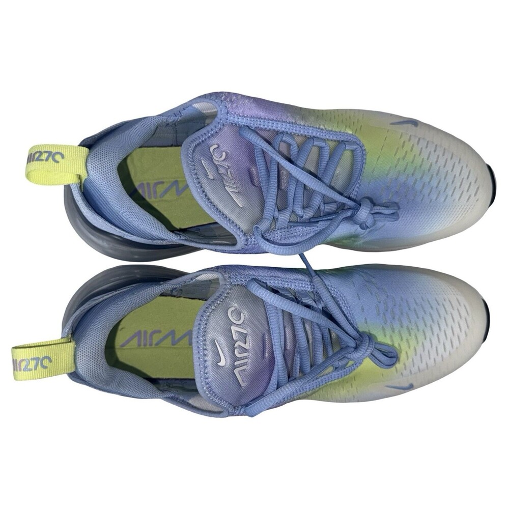 Nike Womens Size 12 Sneakers Shoes Air Max 270 Blue Purple Casual Lifestyle New - Picture 7 of 9
